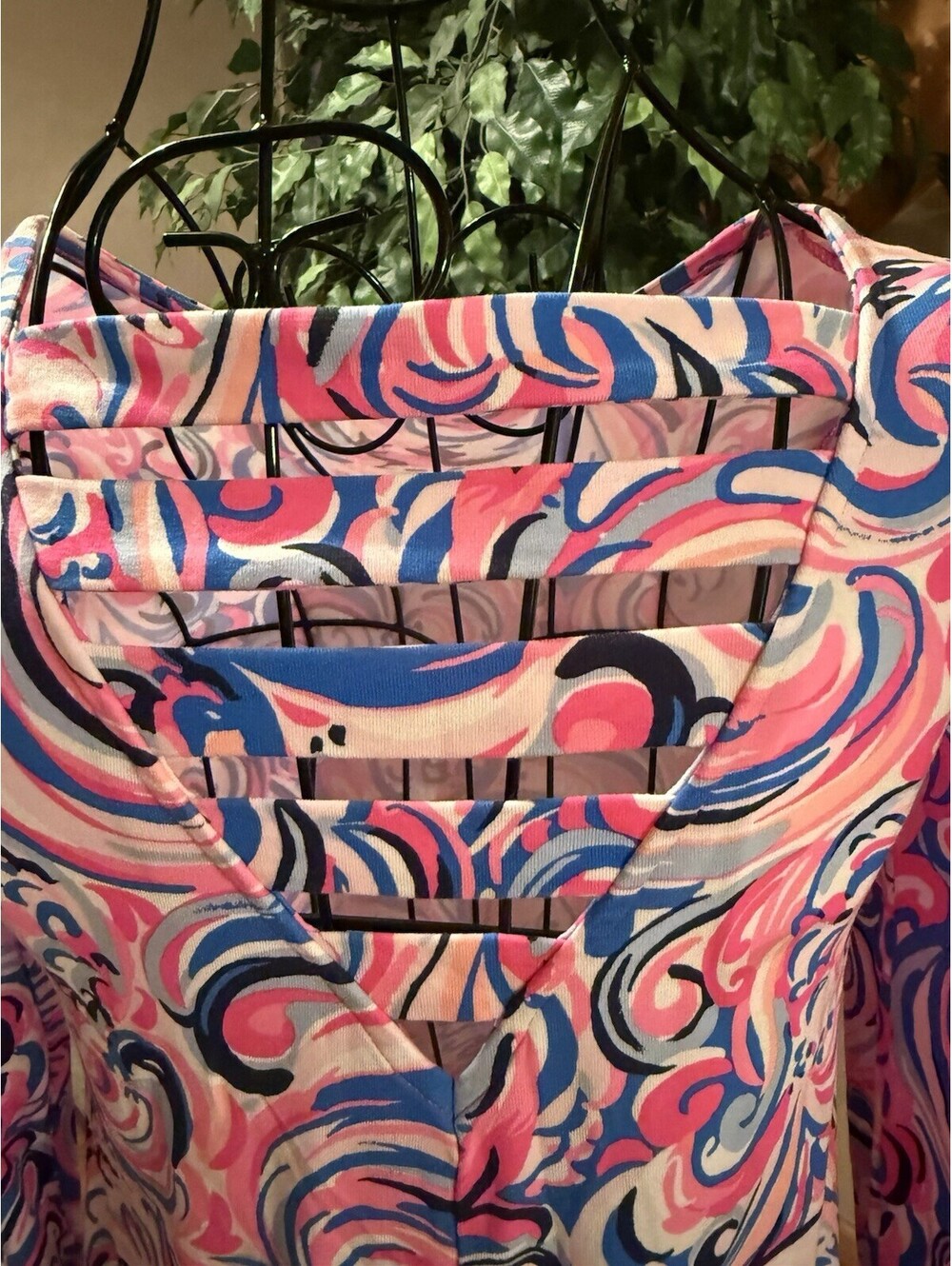 Lilly Pulitzer Ophelia Swing Top Shirt Raz Berry Flaminggals Size XXS NWOT - Picture 3 of 10